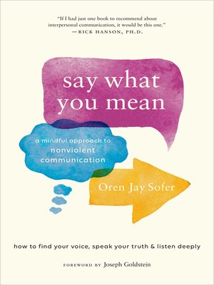 cover image of Say What You Mean